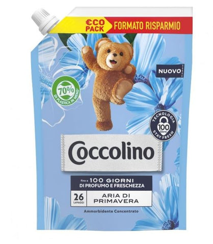 COCCOLINO - (AMMORBIDENTE ECO RICARICA ARIA DI PRIMAVERA 26LAVAGGI) 600ml