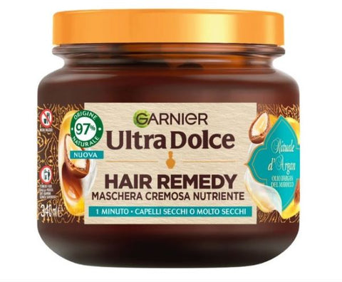 GARNIER - ULTRA DOLCE MASCHERA RITAULE D'ARGAN CAP.SECCHI 340ml