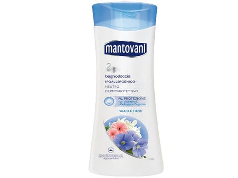 MANTOVANI - BAGNOSCHIUMA TALCO E FIORI BIANCHI 400ML