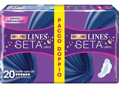 LINES - SETA ULTRA PACCO DOPPIO CON ALI 20PZ