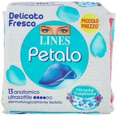 LINES PETALO DELICATO FRESCO (13PZ ANATOMICO "ULTRASOTTILE")