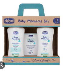 CHICCO - BABY MOMENTS (SET MASCHIETTO B./SHA./ACQUA DI COLONIA.)