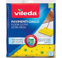 VILEDA PANNO  PAVIMENTI GIALLO (2X) SUPER ASSORBENTE