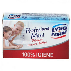 LYSOFORM SAPONETTA 125G (PROTEZIONE MANI DETERGE E RIMUOVE I BATTERI )