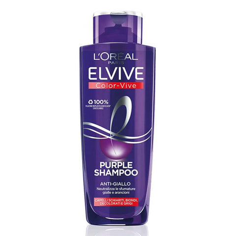 L'ORÉAL - ELVIVE SHAMPOO PURPLE COLOR VIVE ANTI-GIALLO 200ML