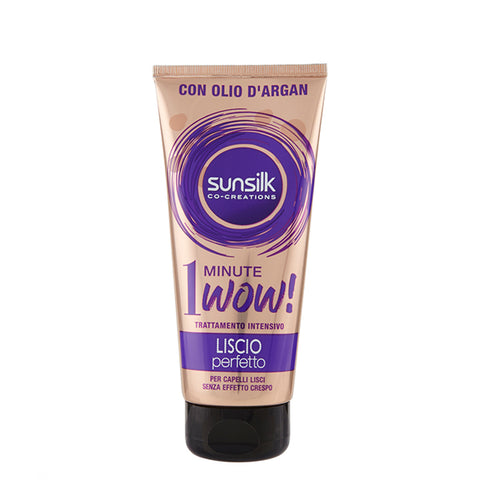 SUNSILK - MASCHERA 1 MINUTO LISCIO PERFETTO (CON OLIO D'ARGAN 180ML)