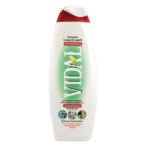 VIDAL - BAGNOSCHIUMA CORPO & CAPELLI ANTIBATTERICO/MENTA E LIME  500ML