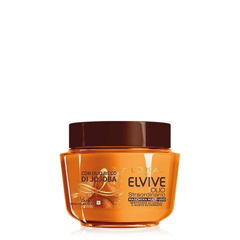 L'ORÉAL - ELVIVE MASCHERA OLIO STRAORD.CON OLIO RICCO DI JOJOBA 300ML