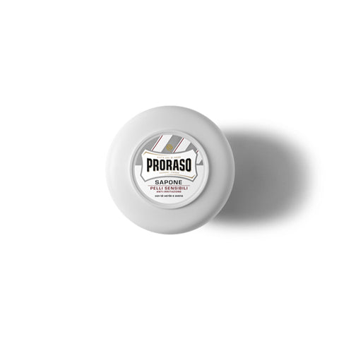 PRORASO - SAPONE BARBA CIOTOLA BIANCA 150ML (X PELLI SENSIBILI)